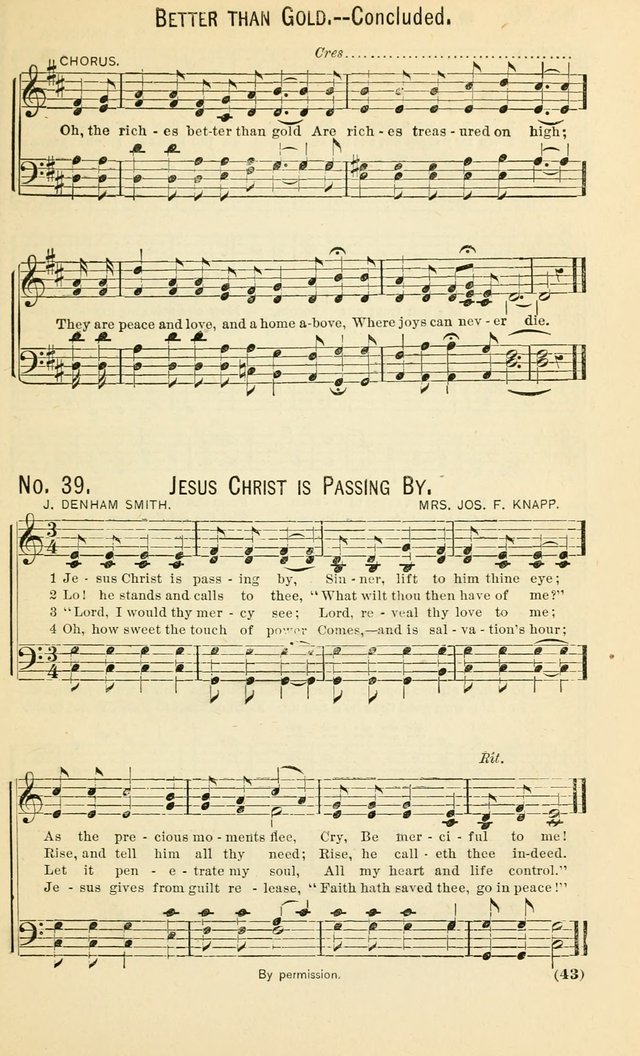 Better Than Pearls: sacred songs expressly adapted for gospel meetings page 46