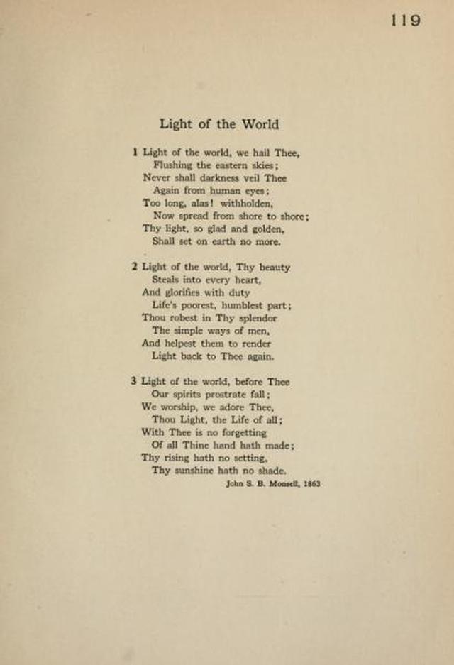 The Book of Worship of the Church School page 120