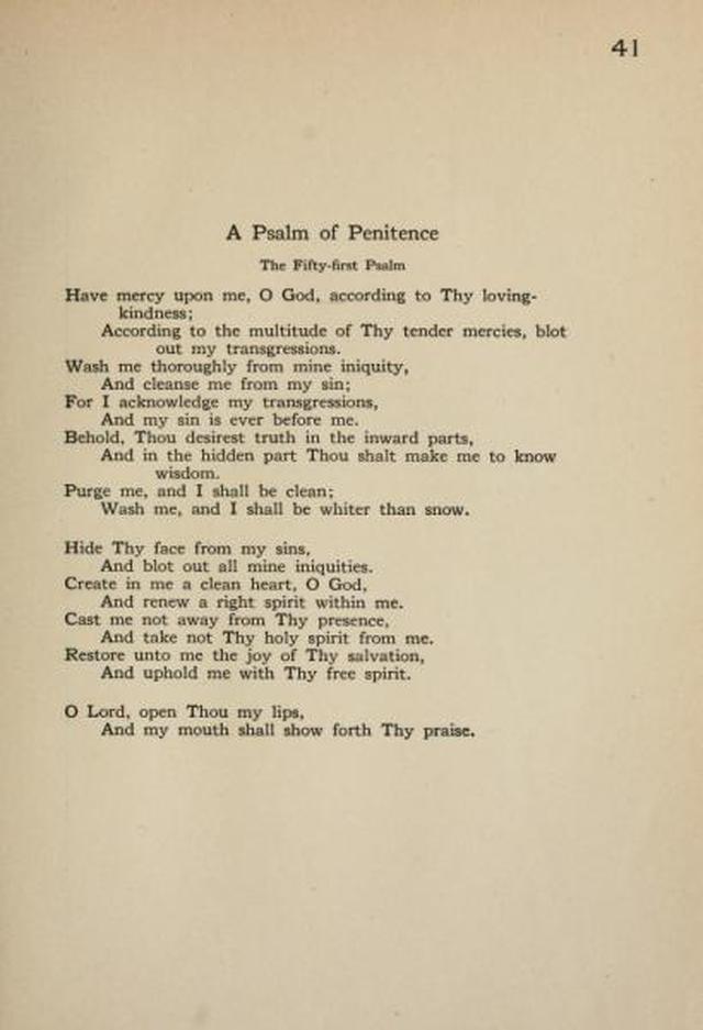 The Book of Worship of the Church School page 42