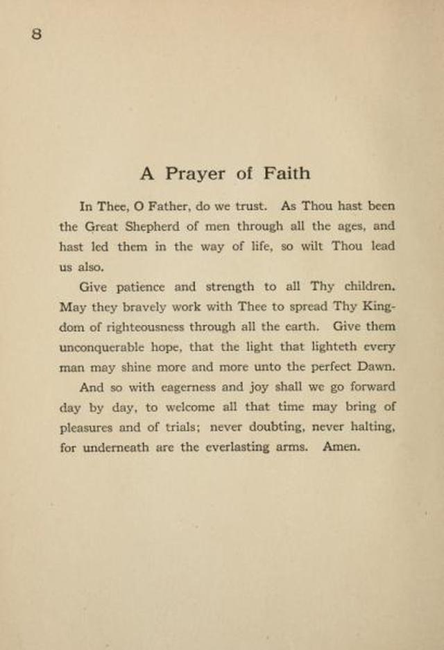 The Book of Worship of the Church School page 9