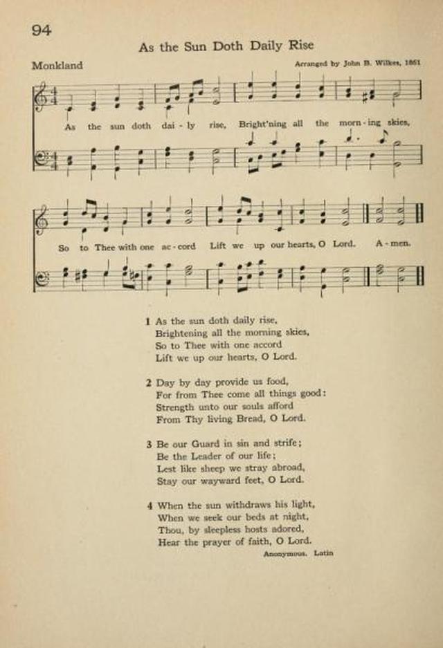The Book of Worship of the Church School page 95