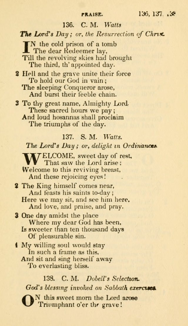 The Choice: in two parts; Part I, containing Psalms and hymns, Part II, containing spiritual songs; designed for public and private worship (6th ed.) page 102