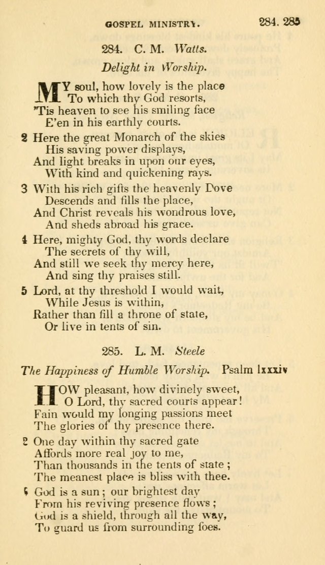 The Choice: in two parts; Part I, containing Psalms and hymns, Part II, containing spiritual songs; designed for public and private worship (6th ed.) page 176