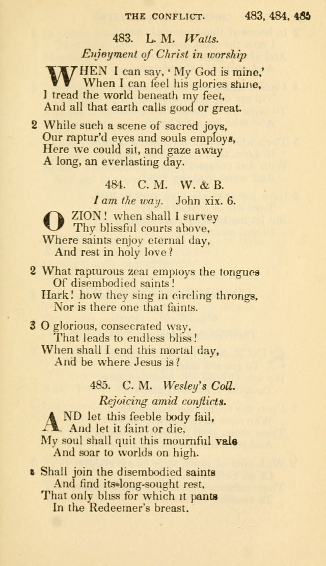 The Choice: in two parts; Part I, containing Psalms and hymns, Part II, containing spiritual songs; designed for public and private worship (6th ed.) page 286