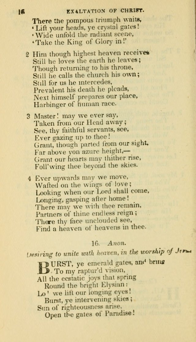 The Choice: in two parts; Part I, containing Psalms and hymns, Part II, containing spiritual songs; designed for public and private worship (6th ed.) page 327