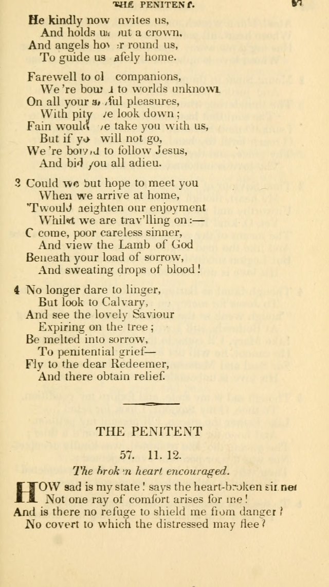 The Choice: in two parts; Part I, containing Psalms and hymns, Part II, containing spiritual songs; designed for public and private worship (6th ed.) page 364