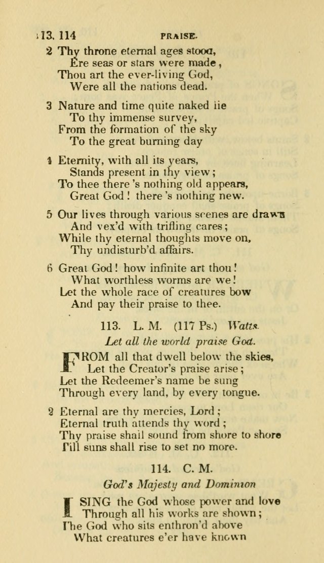 The Choice: in two parts; Part I, containing Psalms and hymns, Part II, containing spiritual songs; designed for public and private worship (6th ed.) page 87