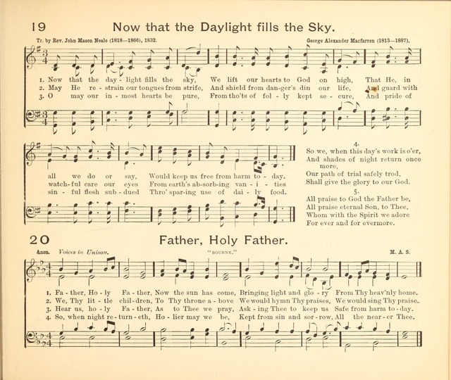 Carmina for the Sunday School and Social Worship page 15