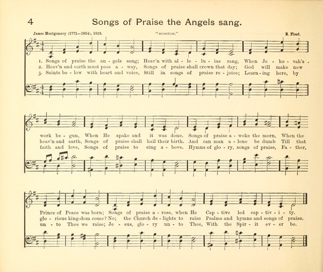 Carmina for the Sunday School and Social Worship page 4