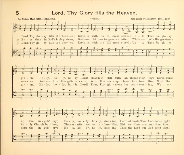 Carmina for the Sunday School and Social Worship page 5