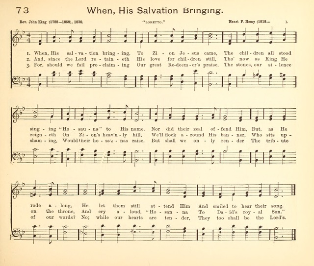 Carmina for the Sunday School and Social Worship page 61