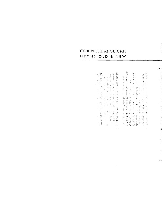 Complete Anglican Hymns Old and New page 782