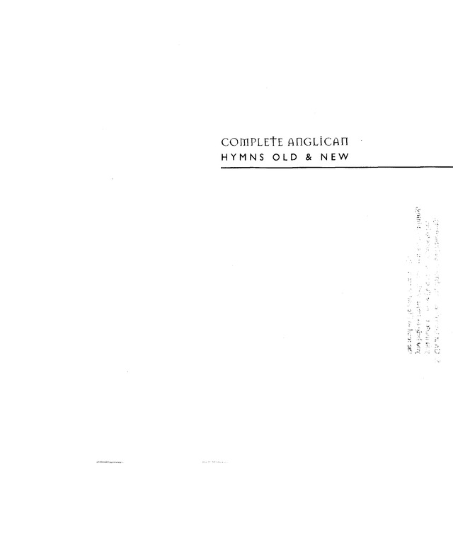 Complete Anglican Hymns Old and New page 848