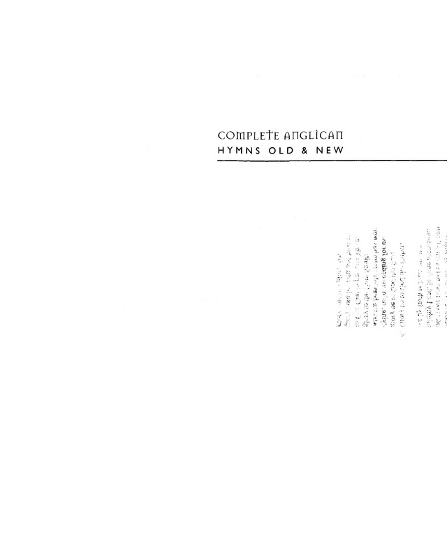 Complete Anglican Hymns Old and New page 986