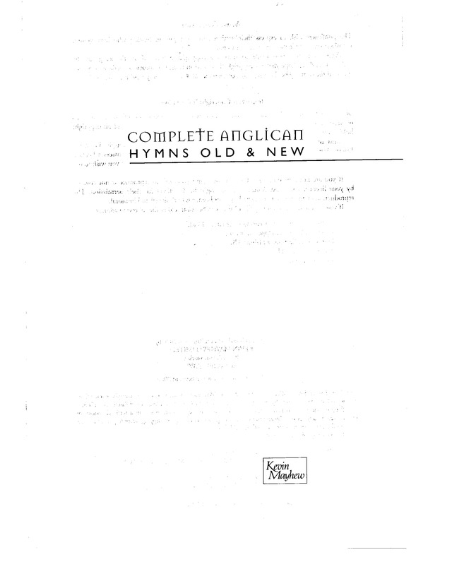 Complete Anglican Hymns Old and New page i