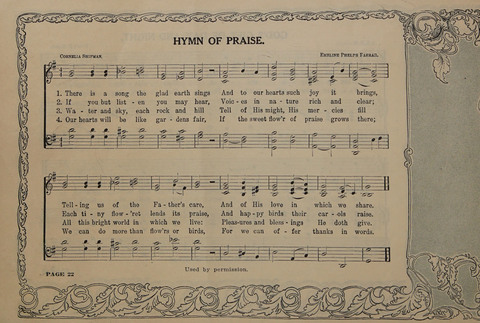 Carols: a Book of Songs and Services for the Beginners and Primary Grades of the Sunday School page 22