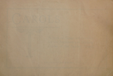 Carols: a Book of Songs and Services for the Beginners and Primary Grades of the Sunday School page ii