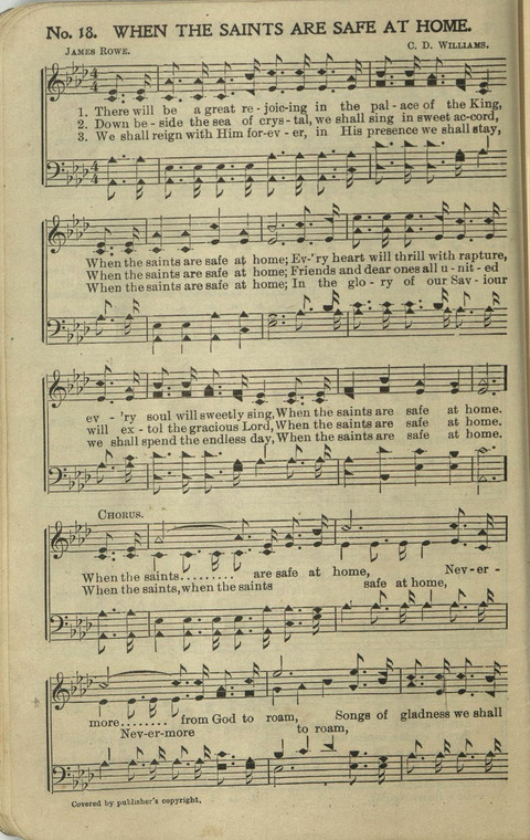 Carol Crown: for Sunday schools, revivals, singing schools, conventions page 18