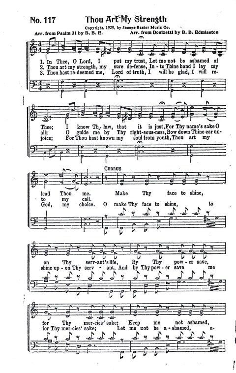 Cheerful Chimes: our 1931 book for Sunday-schools, singing schools, revivals, conventions, and general use in all religious gatherings page 124