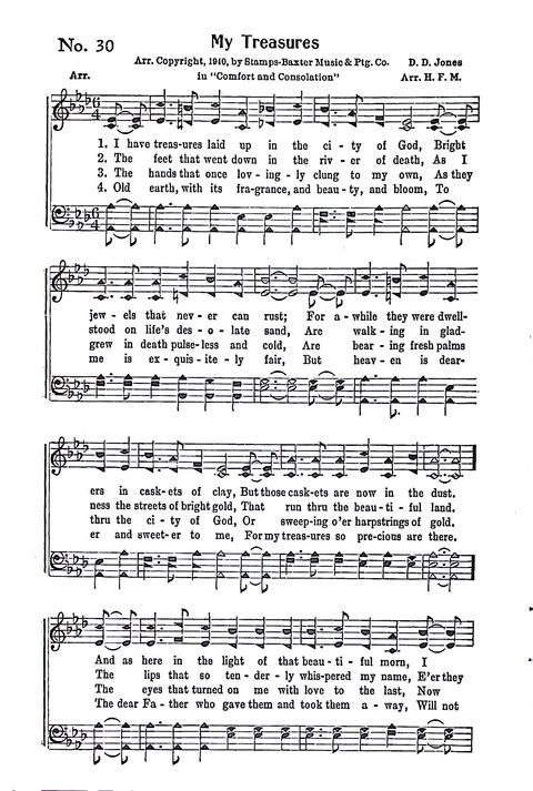 Comfort and Consolation: songs that bring comfort and consolation to saddened, bereaved hearts. Suitable for funeral and memorial services page 31