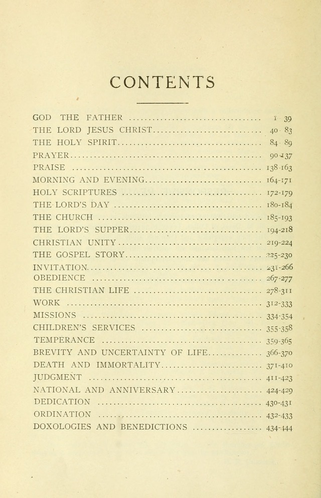 The Christian Church Hymnal page 3