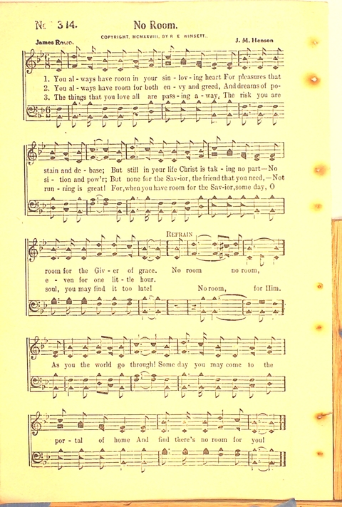 The Complete Church Hymnal page 208