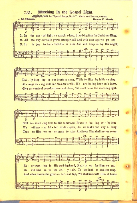 The Complete Church Hymnal page 278