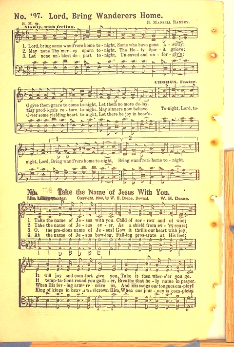 The Complete Church Hymnal page 96