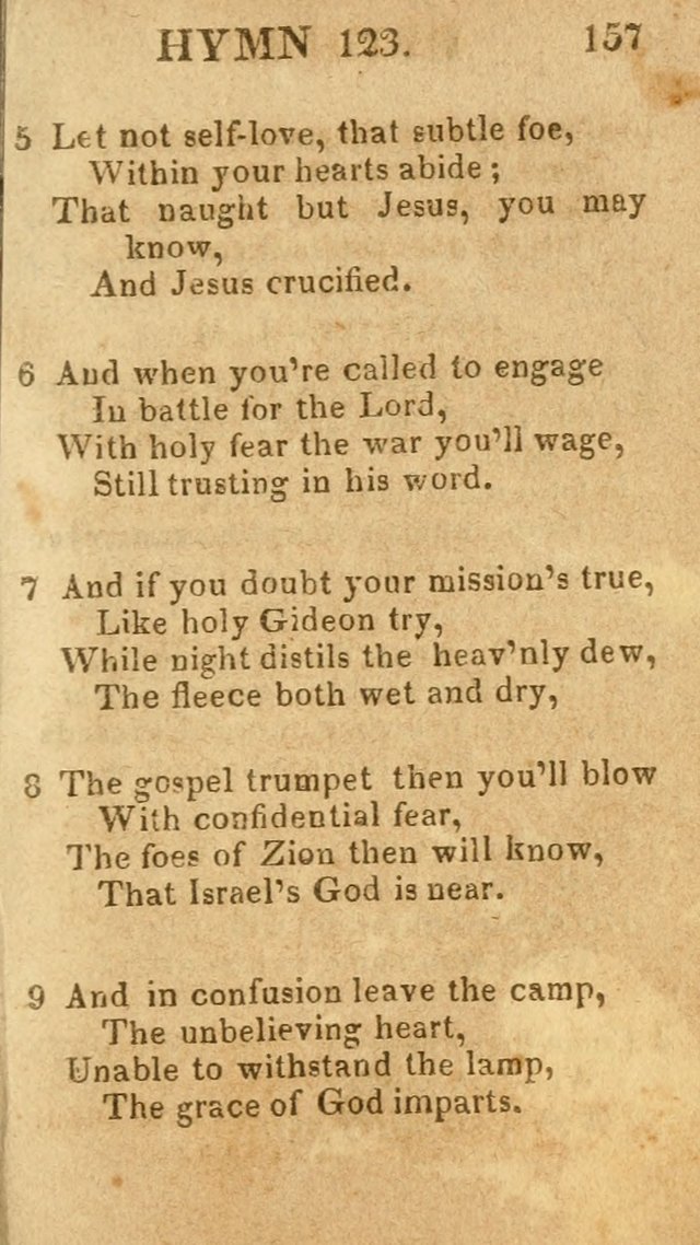 A Choice Collection of Hymns, and Spiritual Songs, designed for the devotions of Israel, in prayer, conference, and camp-meetings...(2nd ed.) page 168