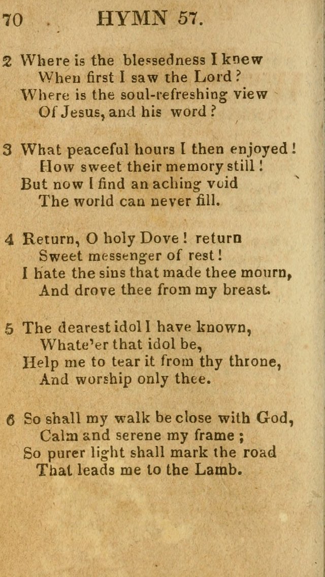 A Choice Collection of Hymns, and Spiritual Songs, designed for the devotions of Israel, in prayer, conference, and camp-meetings...(2nd ed.) page 81