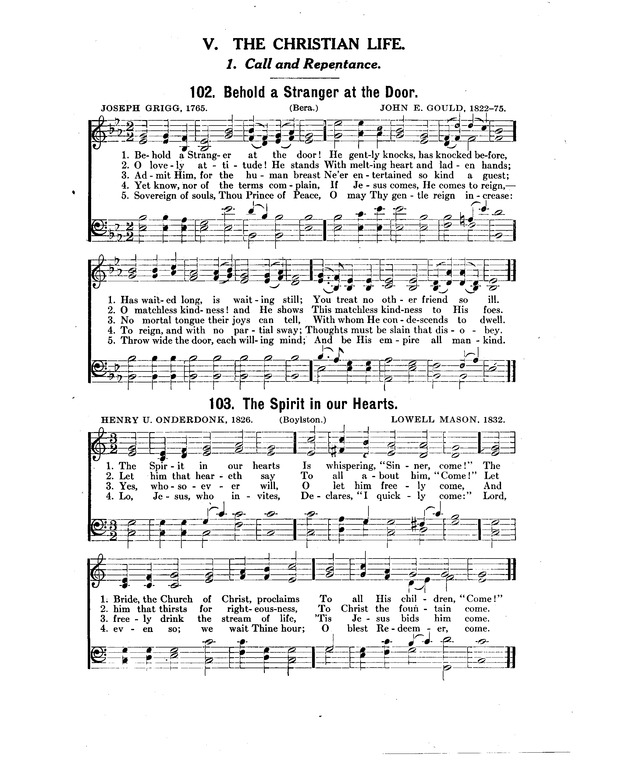 Concordia: a collection of hymns and spiritual songs page 103