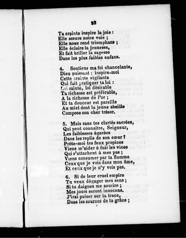 Choix de Cantiques a l