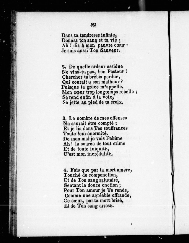 Choix de Cantiques a l
