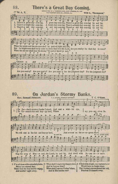 Church Evangel: a choice collection of gospel songs for church and evangelistic work page 90