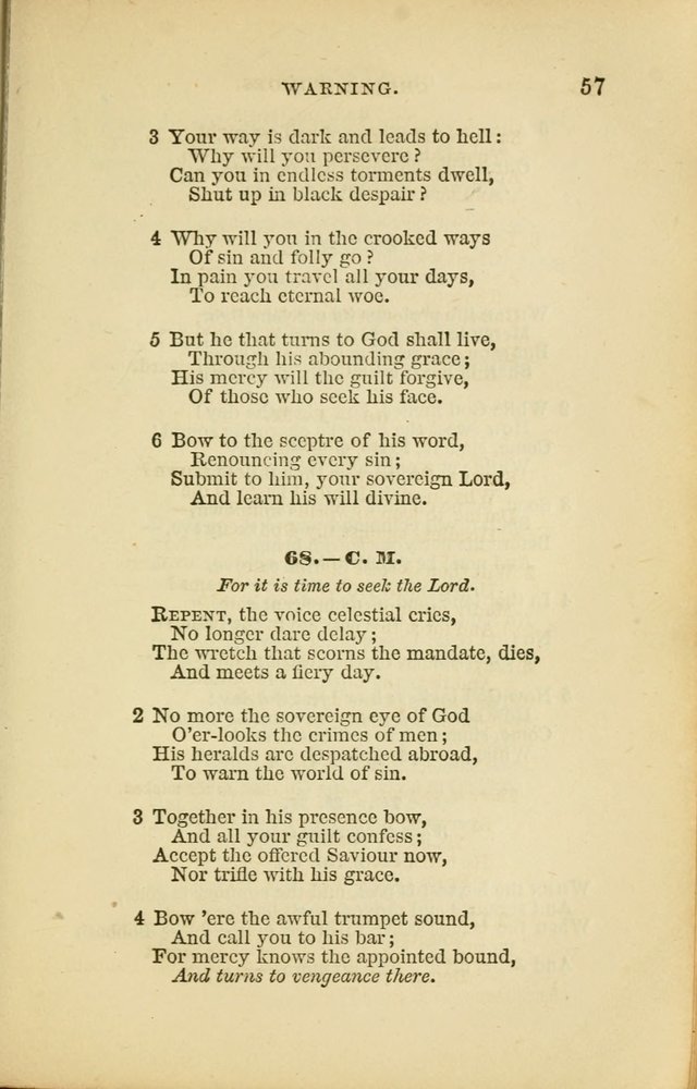 Choral Echoes from the Church of God in All Ages: a collection of hymns and tunes adapted to all occasions of social worship page 57