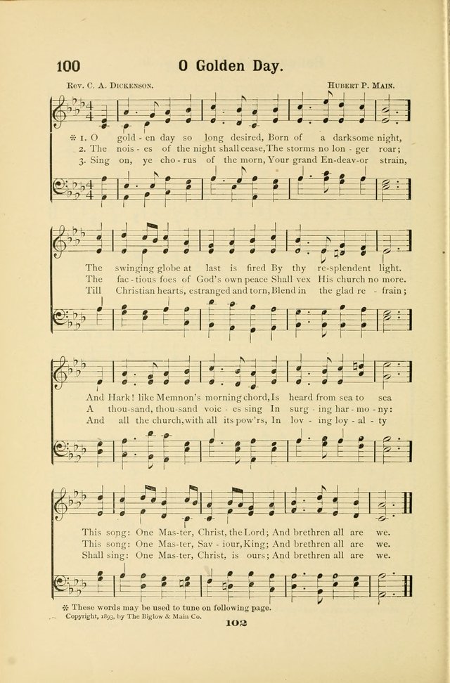 Christian Endeavor Hymns page 107