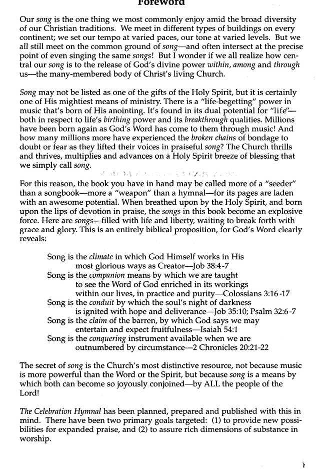 The Celebration Hymnal: songs and hymns for worship page 2