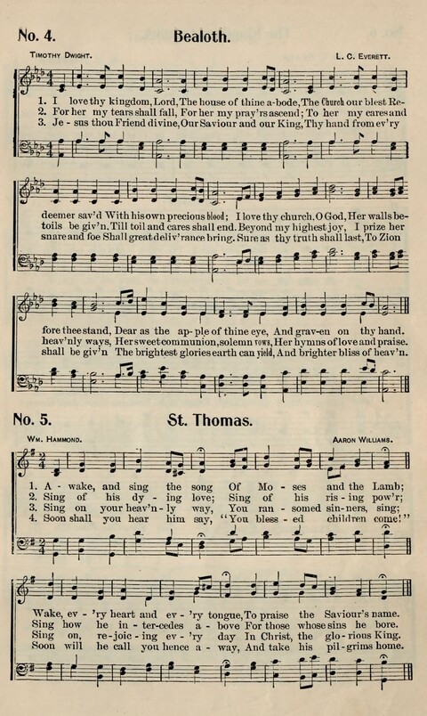 Choice Gospel Hymns: a collection of over three hundred hymns for all occasions of Christian work and worship  page 3