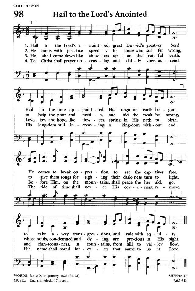 Celebrating Grace Hymnal page 96