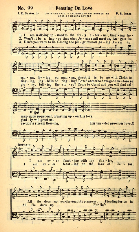 Crowning Hymns No. 10: for Conventions, Singing Societies, Etc. page 103