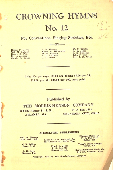 Crowning Hymns No. 12: for conventions, singing societies, etc. page 2