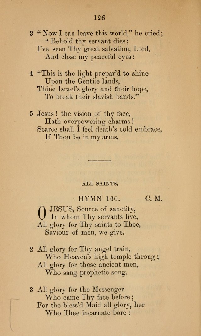 A Collection of Hymns page 126