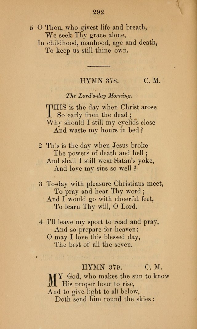 A Collection of Hymns page 292