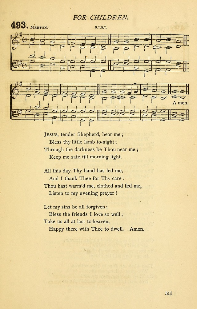 Church Hymnal page 511
