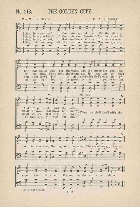 Christian Hymns: a collection of hymns and tunes for all occasions of Christian work and worship page 202