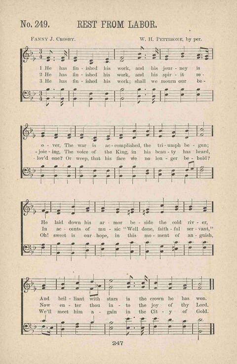 Christian Hymns: a collection of hymns and tunes for all occasions of Christian work and worship page 245
