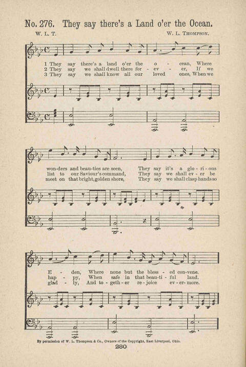Christian Hymns: a collection of hymns and tunes for all occasions of Christian work and worship page 278
