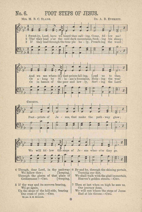 Christian Hymns: a collection of hymns and tunes for all occasions of Christian work and worship page 6