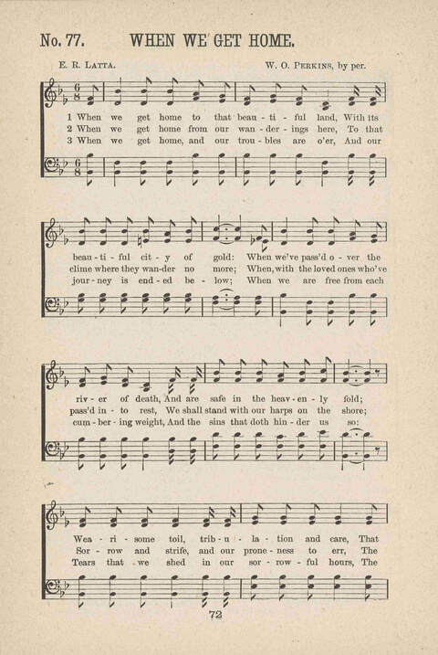 Christian Hymns: a collection of hymns and tunes for all occasions of Christian work and worship page 70