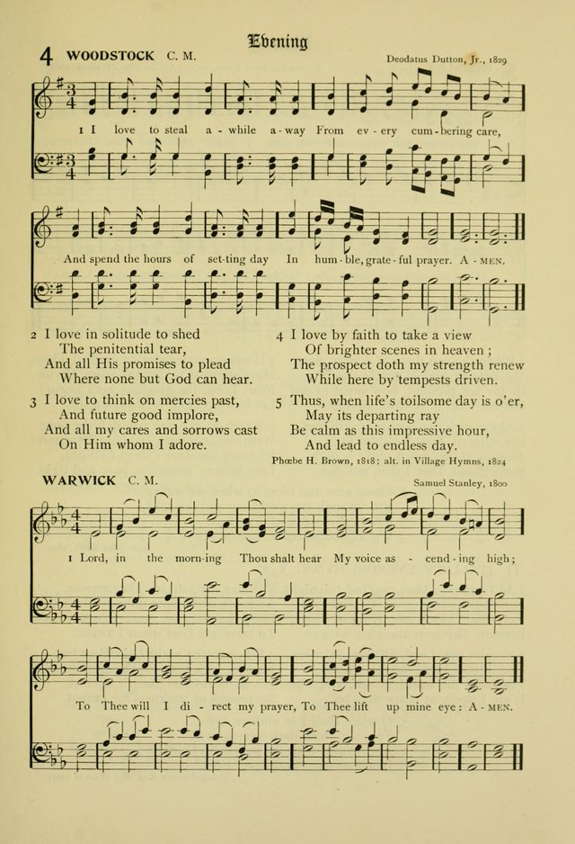 The Chapel Hymnal page 4